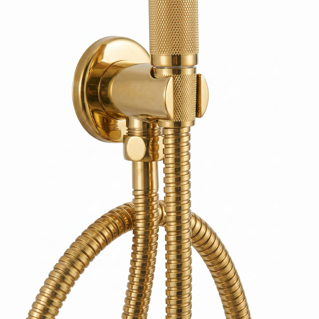 Colonne de douche encastrée ronde inox | Halo